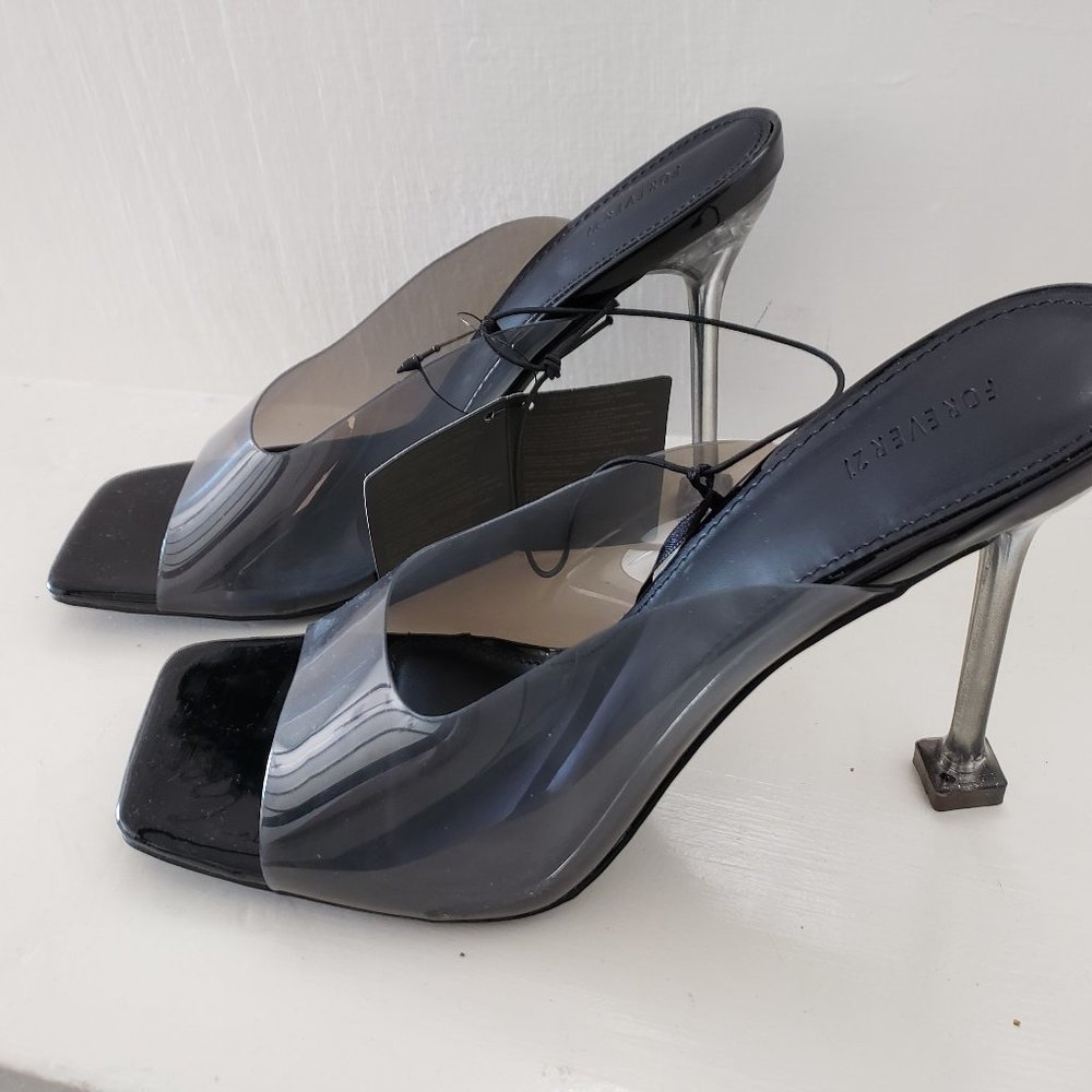 NWT Womens Open Toe Heels Sz 8.5